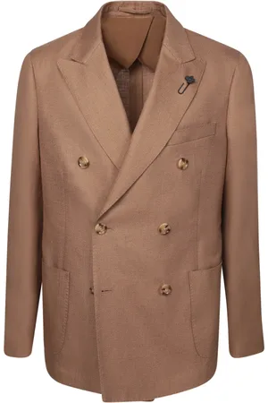 LARDINI Hombre, Chaquetas, Marrón, Talla: 2XL