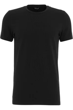 Dondup Hombre, Camisetas, Negro, Talla: XL