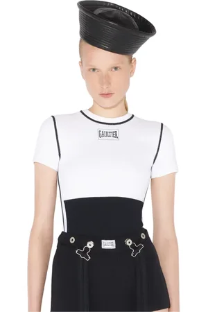 Jean Paul Gaultier Mujer, Camisetas, Negro, Talla: XS