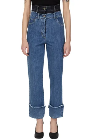 Rokh Mujer, Vaqueros, Azul, Talla: M