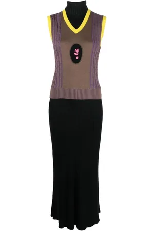 CORMIO Mujer, Vestidos, Negro, Talla: S