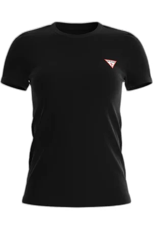 Guess Mujer, Camisetas, Negro, Talla: S