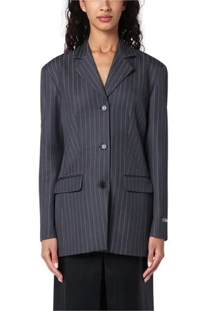 OFF-WHITE Mujer, Chaquetas, Azul, Talla: S