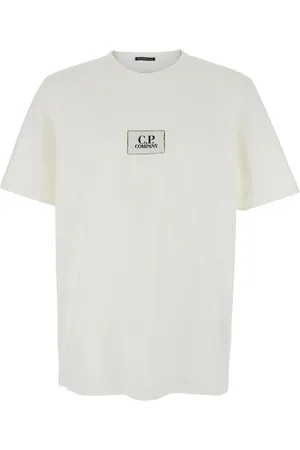 C.P. Company Hombre, Camisetas, Blanco, Talla: L