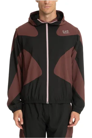 EA7 Hombre, Chaquetas, Marrón, Talla: M