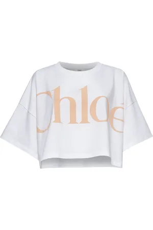 Chloé Mujer, Camisetas, Blanco, Talla: S