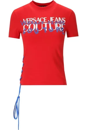 VERSACE Mujer, Camisetas, Rojo, Talla: XS