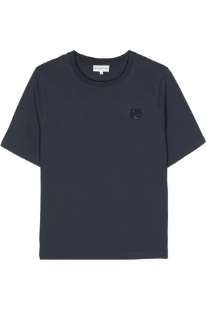 Maison Kitsuné Mujer, Camisetas, Azul, Talla: S