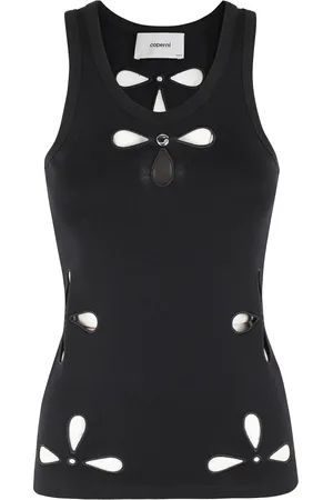 COPERNI Mujer, Camisetas, Negro, Talla: M