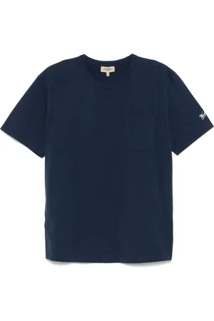 Woolrich Hombre, Camisetas, Azul, Talla: 2XL