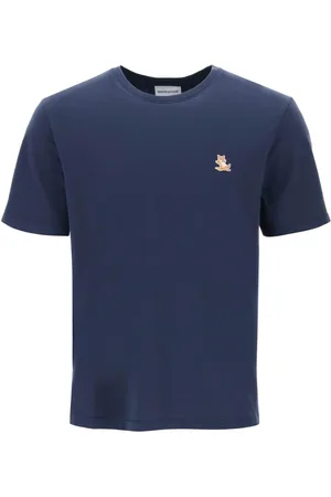 Maison Kitsuné Hombre, Camisetas, Azul, Talla: S