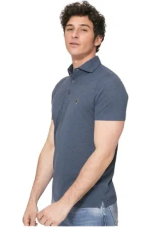 Gran Sasso Hombre, Camisetas, Azul, Talla: M