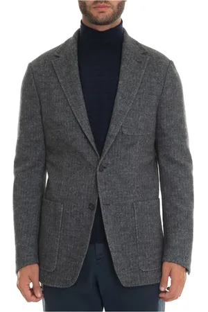 CANALI Hombre, Chaquetas, Gris, Talla: M