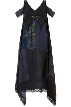 Marine Serre Mujer, Vestidos, Negro, Talla: M