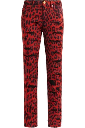 Roberto Cavalli Mujer, Vaqueros, Rojo, Talla: M