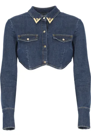 Elisabetta Franchi Mujer, Blusas y Camisas, Azul, Talla: L
