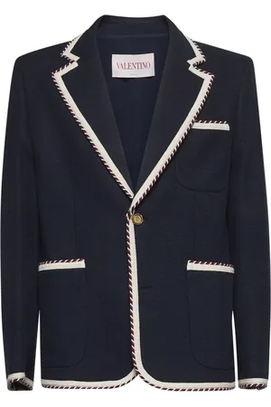 VALENTINO Hombre, Chaquetas, Azul, Talla: XL