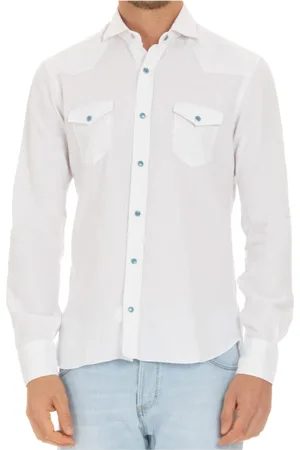 BARBA Hombre, Camisas, Blanco, Talla: L