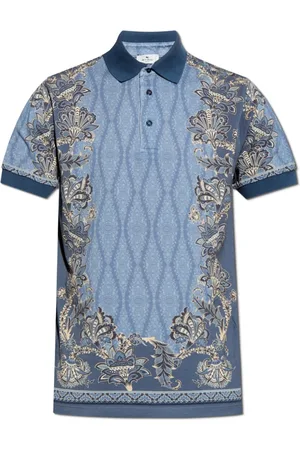 Etro Hombre, Camisetas, Azul, Talla: M