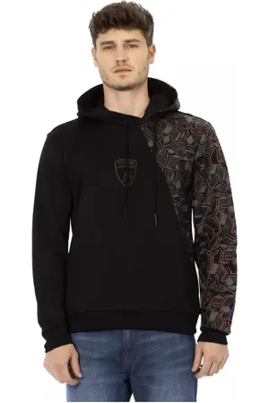 AUTOMOBILI LAMBORGHINI Hombre, Sudaderas, Negro, Talla: S