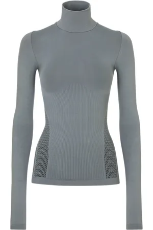 Fendi Mujer, Camisetas, Gris, Talla: S