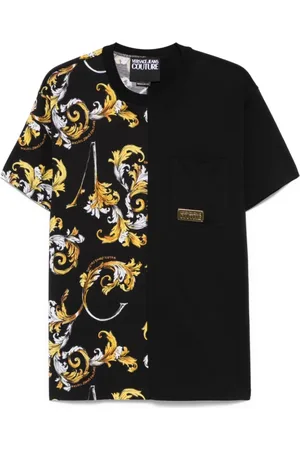 VERSACE Hombre, Camisetas, Negro, Talla: M
