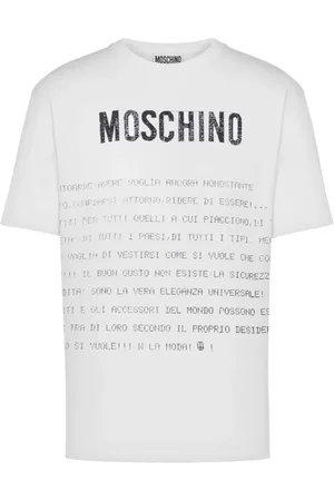 Moschino Hombre, Camisetas, Blanco, Talla: M