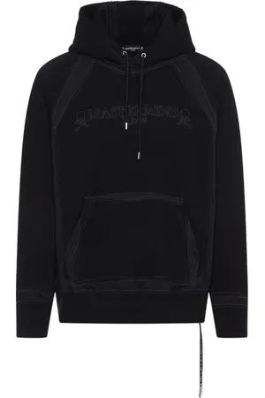 MASTERMIND Hombre, Sudaderas, Negro, Talla: L