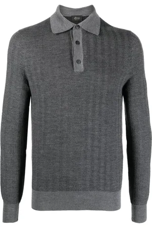 BRIONI Hombre, Jerseys, Gris, Talla: M