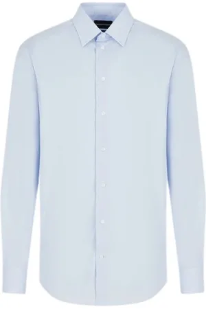 Emporio Armani Hombre, Camisas, Azul, Talla: 7XL