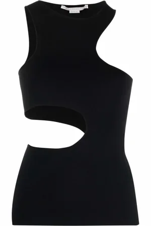 Stella McCartney Mujer, Camisetas, Negro, Talla: S