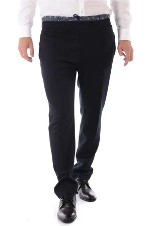 D.A. Daniele Alessandrini Hombre, Pantalones, Azul, Talla: L
