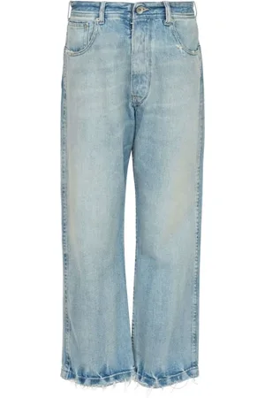 Maison Margiela Hombre, Vaqueros, Azul, Talla: W31