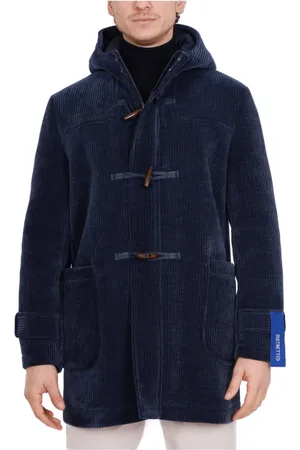 DISTRETTO 12 Hombre, Abrigos, Azul, Talla: L