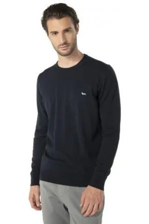 HARMONT&BLAINE Hombre, Jerseys, Negro, Talla: XL