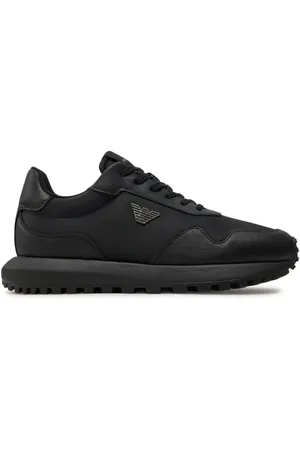 Emporio Armani Hombre, Zapatos, Negro, Talla: 43 EU
