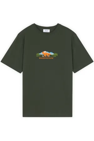 Maison Kitsuné Hombre, Camisetas, Verde, Talla: M