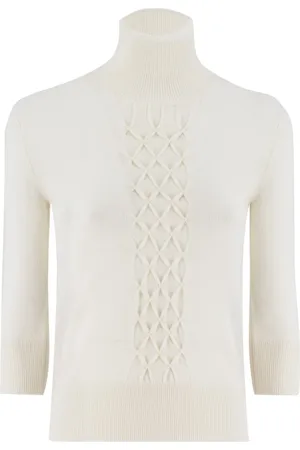 ERMANNO SCERVINO Mujer, Jerseys, Blanco, Talla: L
