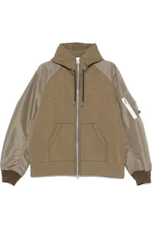 SACAI Hombre, Sudaderas, Verde, Talla: M