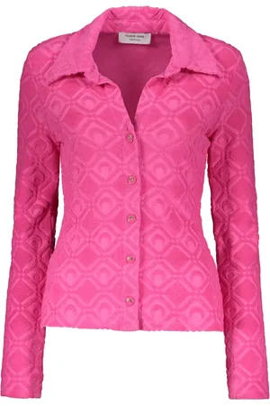 Marine Serre Mujer, Blusas y Camisas, Rosa, Talla: S