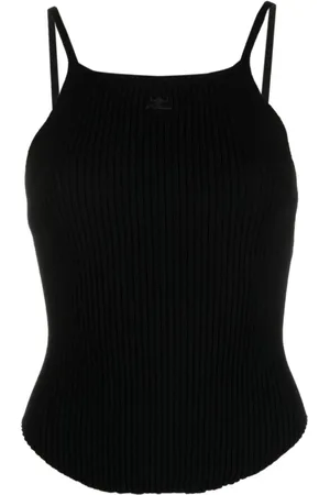 Courrèges Mujer, Camisetas, Negro, Talla: L