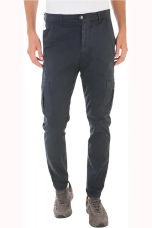 D.A. Daniele Alessandrini Hombre, Pantalones, Azul, Talla: W36