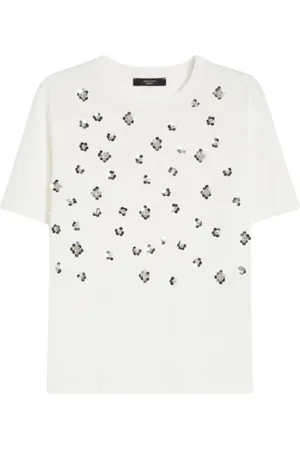Max Mara Mujer, Camisetas, Blanco, Talla: XS