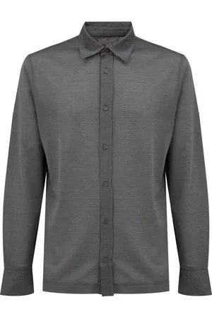 CANALI Hombre, Camisas, Gris, Talla: L