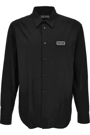 VERSACE Hombre, Camisas, Negro, Talla: S