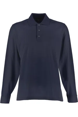 FAY Hombre, Camisetas, Azul, Talla: L