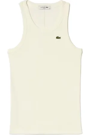 Lacoste Mujer, Camisetas, Blanco, Talla: L