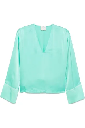 FORTE FORTE Mujer, Blusas y Camisas, Verde, Talla: L