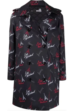 Moschino Mujer, Abrigos, Negro, Talla: S
