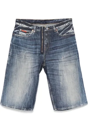 MARTINE ROSE Hombre, Pantalones cortos, Azul, Talla: L
